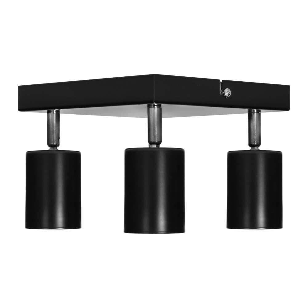 DOA SP 4 wall and ceiling light, black, GU10, max. 4x50W, IP20